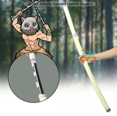 Inosuke Cosplay Sword (Demon Slayer)
